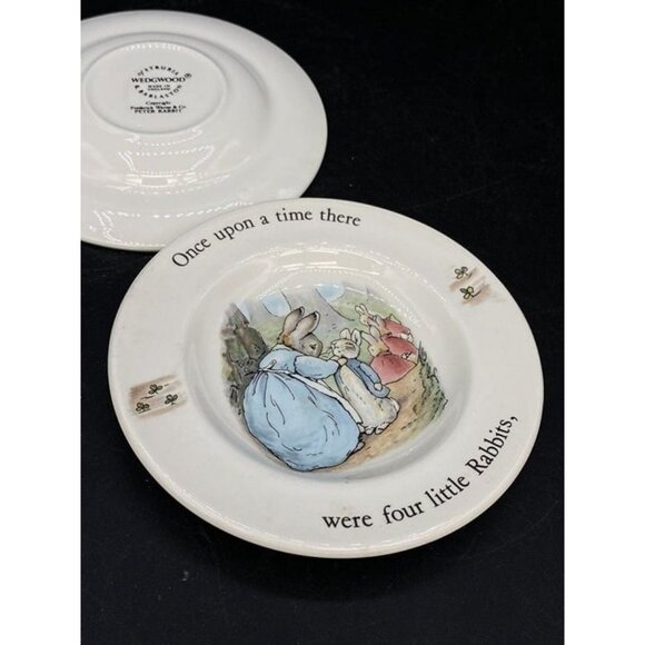 Wedgwood of Etruria Barlaston Beatrix Potter Peter Rabbit McGregor Ceramic Plate - Picture 5 of 5